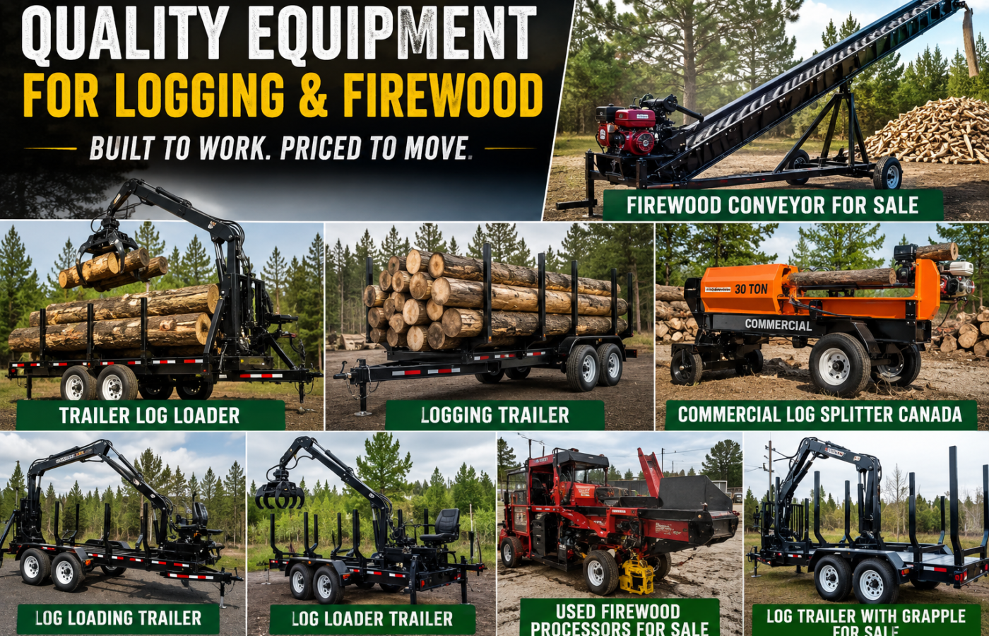 Firewood Conveyor for Sale: A Complete Buyer’s Guide for Efficient Wood Handling